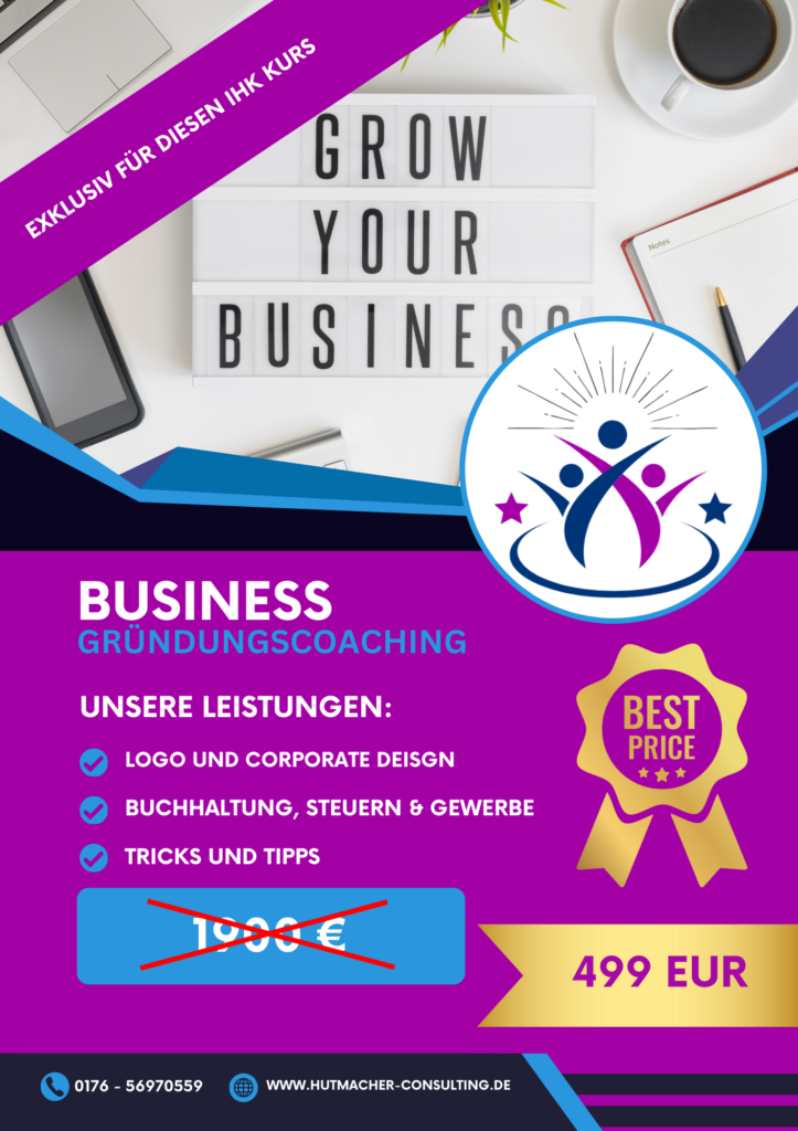 Gründungscoaching - IHK Angebot