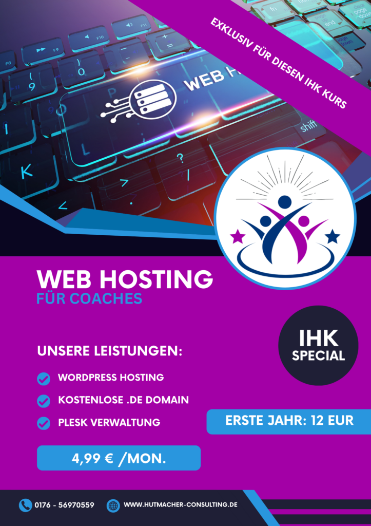 Web Hosting - IHK Angebot